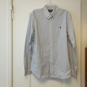 Ralph Lauren Classic Fit Checked Shirt Size L NWOT